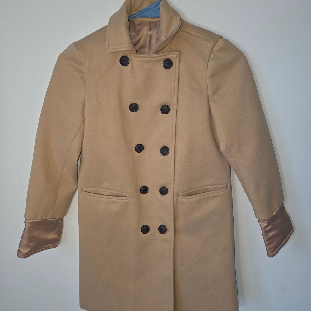 Women's Tan and Cream Coat
